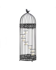 BIRDCAGE STAIRCASE CANDLE STAND